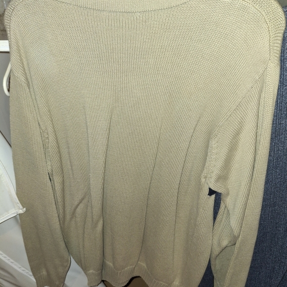 Bill Blass Sweatshirt With Black And White Stripe Large - Picture 3 of 3